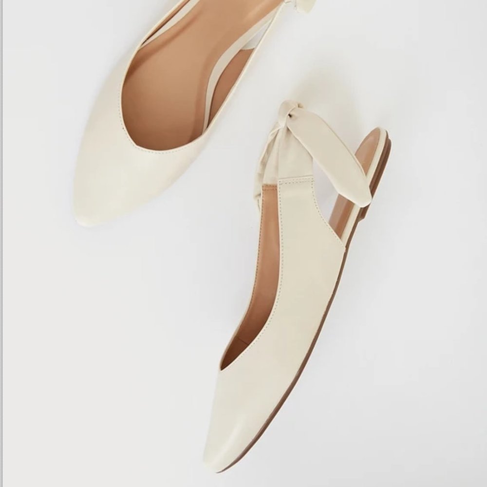 Lulu's • leather slingback flats - Picture 4 of 6